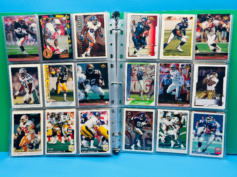 Photo 1 of 195882… final sale no return/refund-270 mixed football cards in binder