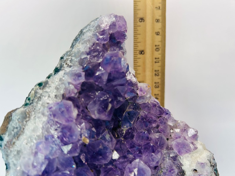 Photo 1 of 195885…9.5” large amethyst crystal rock on stand-height includes stand
