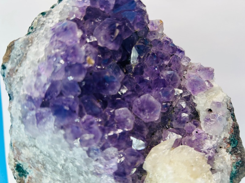 Photo 1 of 195885…9.5” large amethyst crystal rock on stand-height includes stand