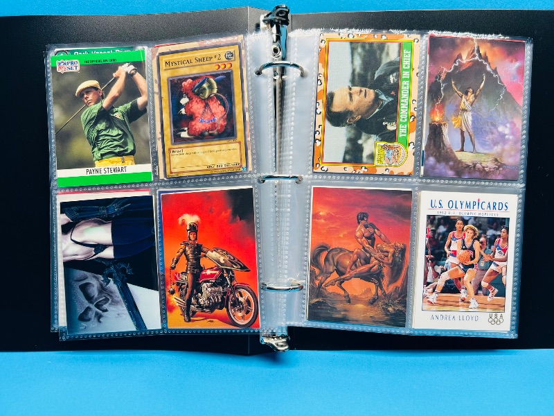 Photo 1 of 195914… final sale no return - refund-152 mixed character/trading cards in binder