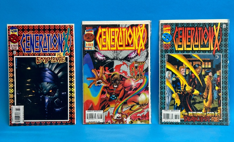 Photo 1 of 195960…3 Generation X comics in plastic sleeves 