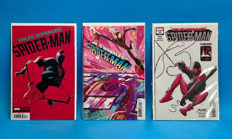 Photo 1 of 195963…3 Spider-Man comics in plastic sleeves