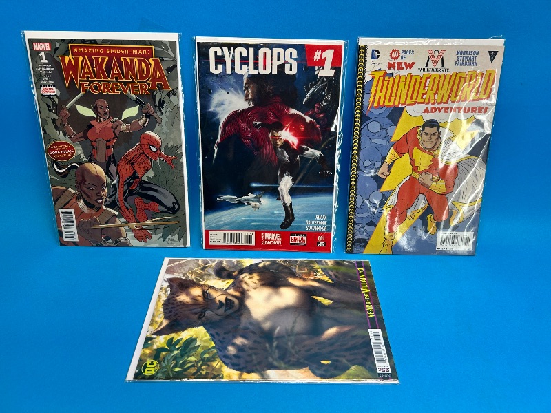 Photo 1 of 195976…4 comics #1’s in plastic sleeves 