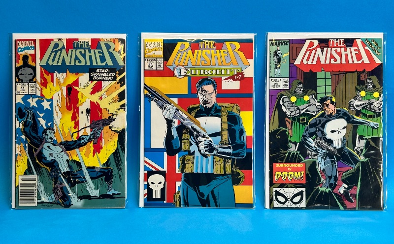 Photo 1 of 195982…3 punisher comics in plastic sleeves