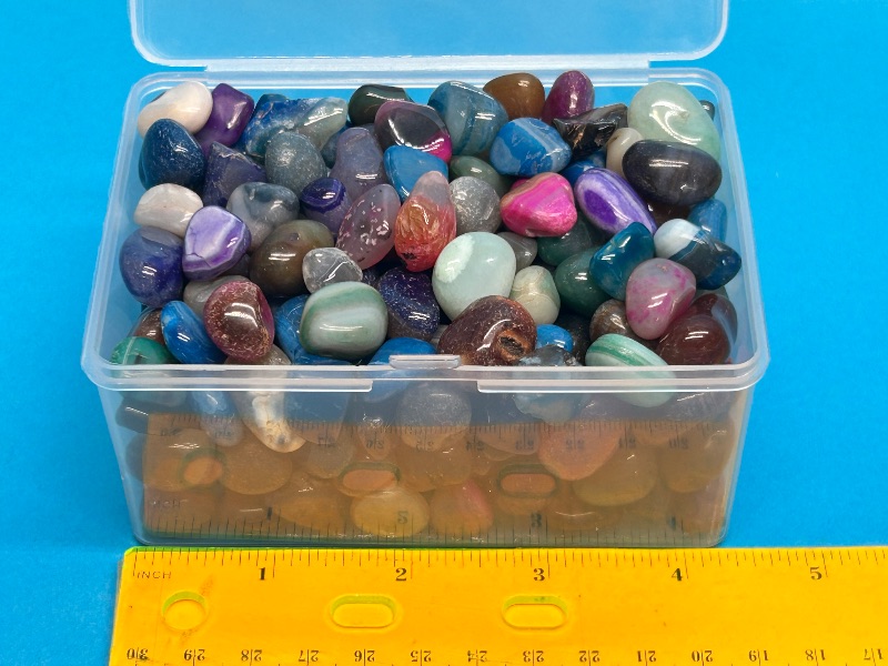 Photo 1 of 195985…container  of polished pebbles 