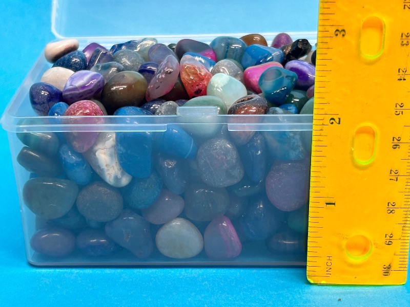 Photo 1 of 195985…container  of polished pebbles 