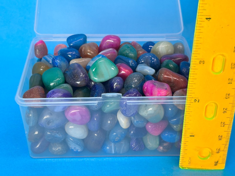 Photo 1 of 195987… container  of polished pebbles 