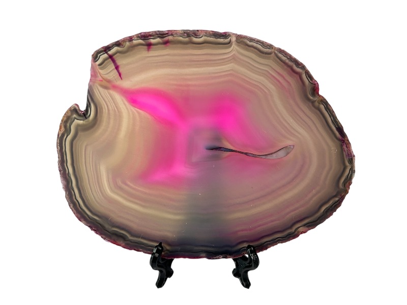 Photo 1 of 195991… 5.5” agate slice with stand in gift box