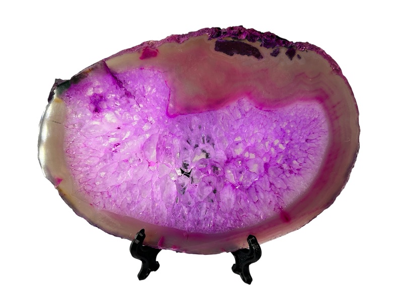 Photo 1 of 195996… 5.5” agate slice with stand in gift box