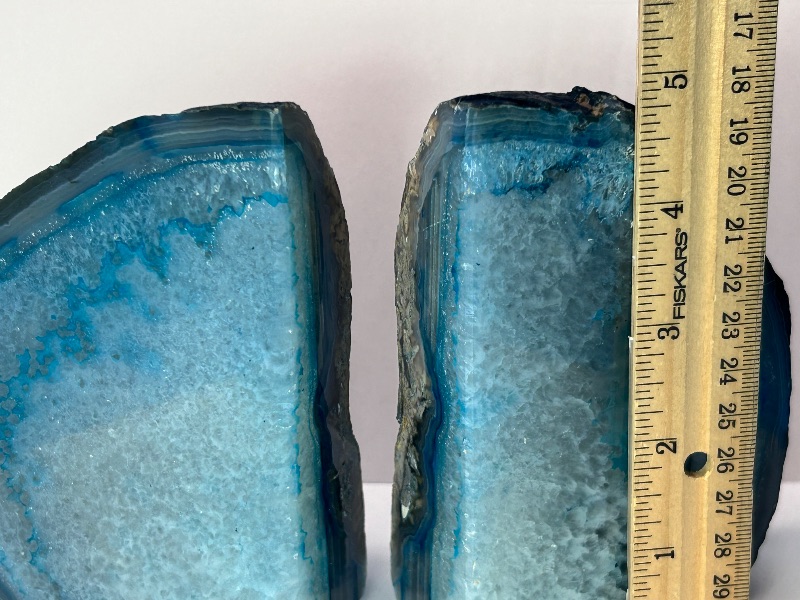 Photo 1 of 196021…5” agate base bookends