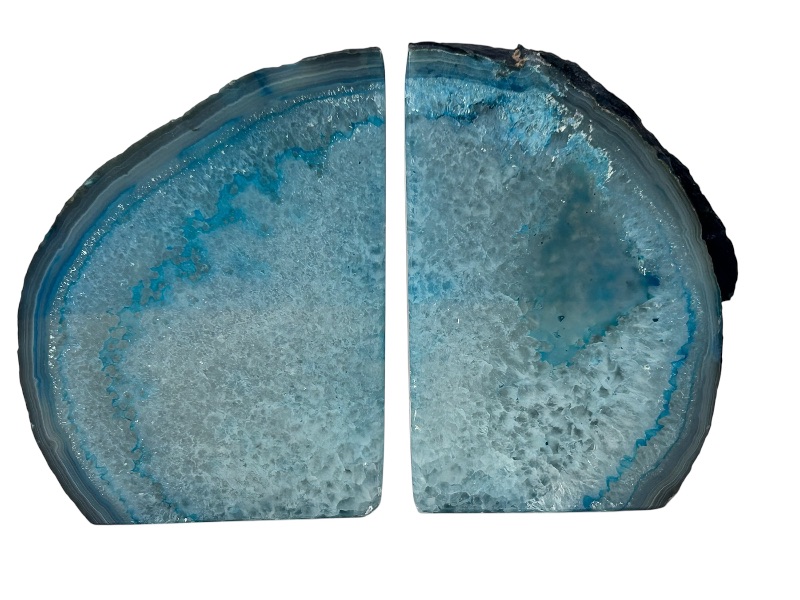 Photo 1 of 196021…5” agate base bookends