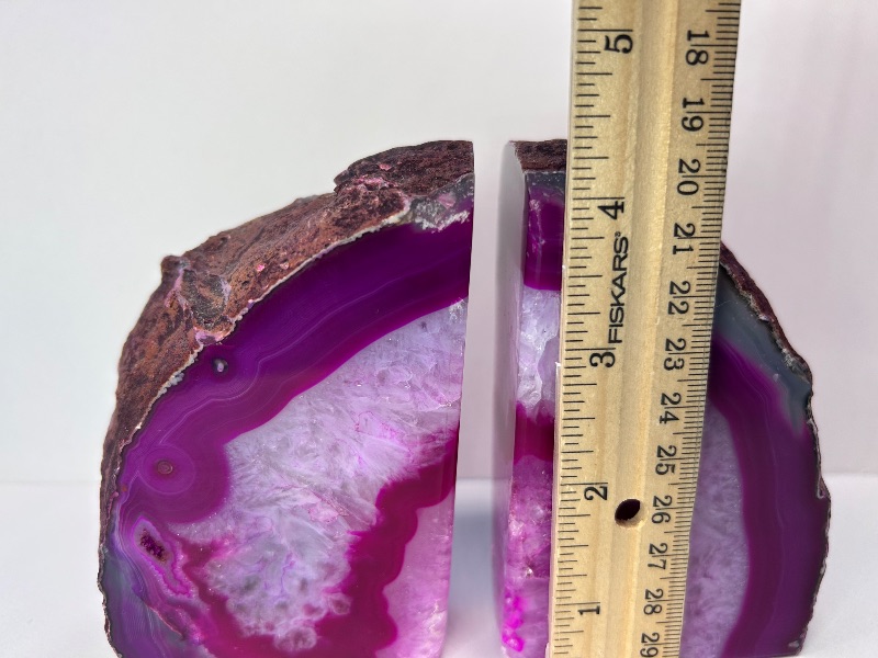 Photo 1 of 196022…4” agate base bookends 