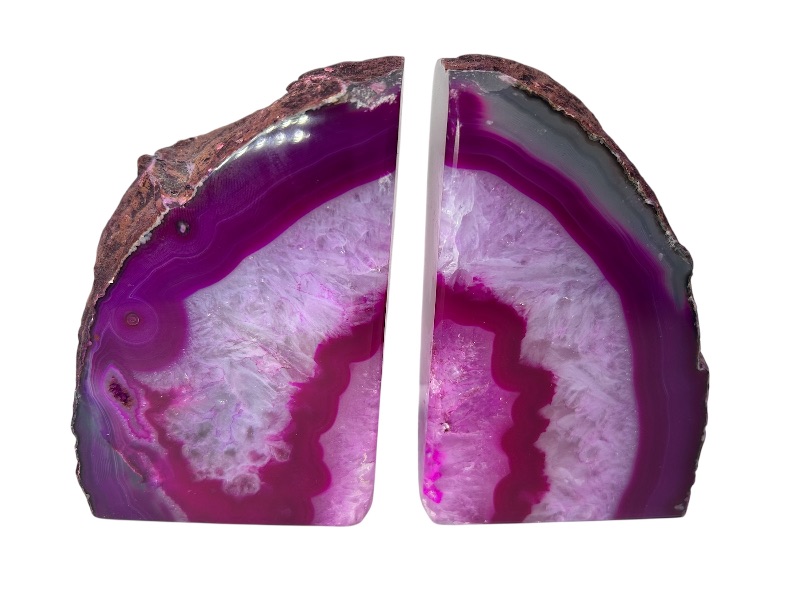Photo 1 of 196022…4” agate base bookends 