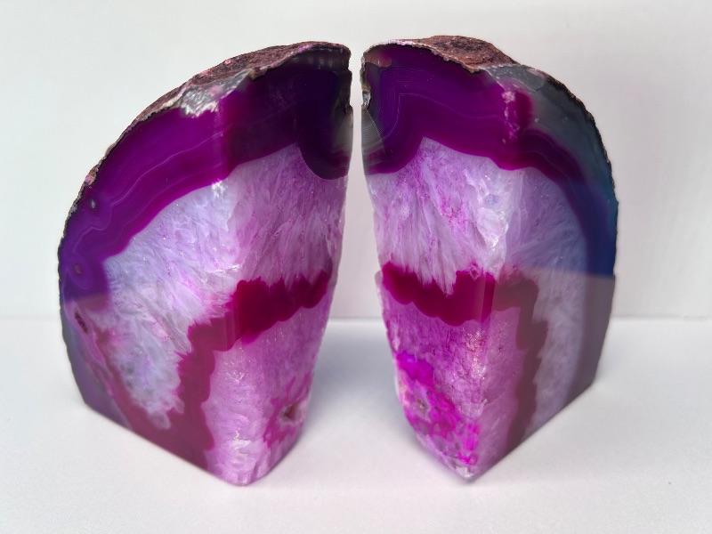 Photo 1 of 196022…4” agate base bookends 