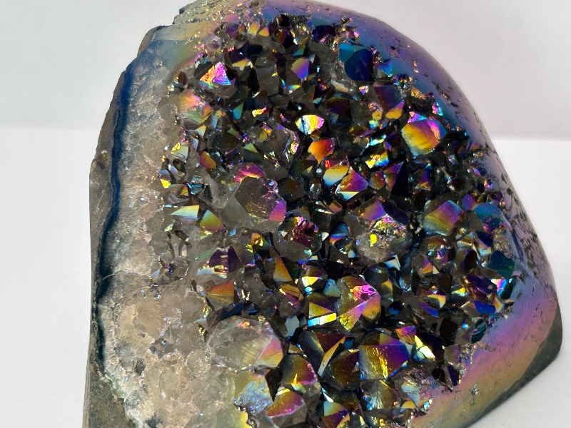 Photo 1 of 196024…3.5” rainbow electroplated crystal 