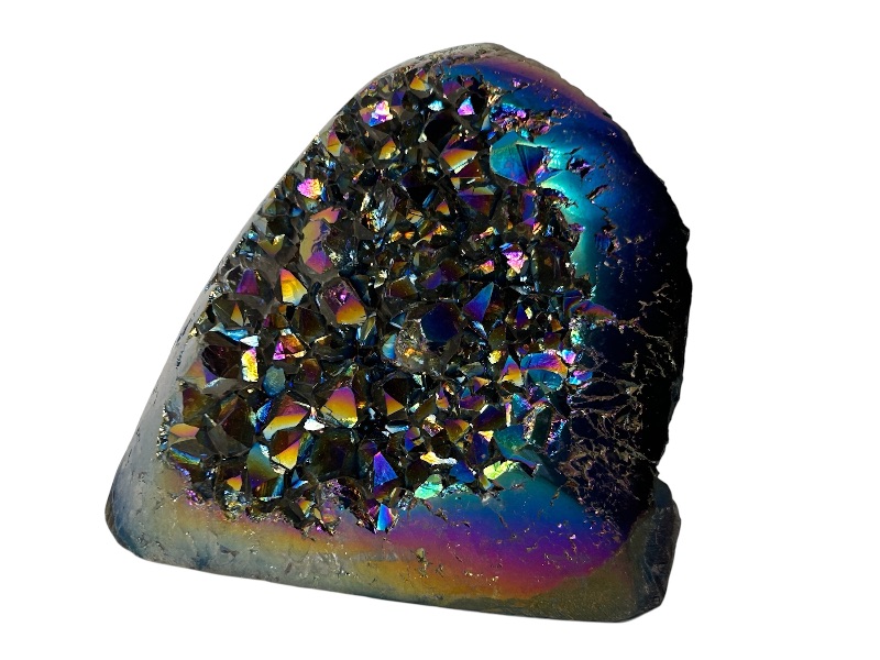 Photo 1 of 196024…3.5” rainbow electroplated crystal 