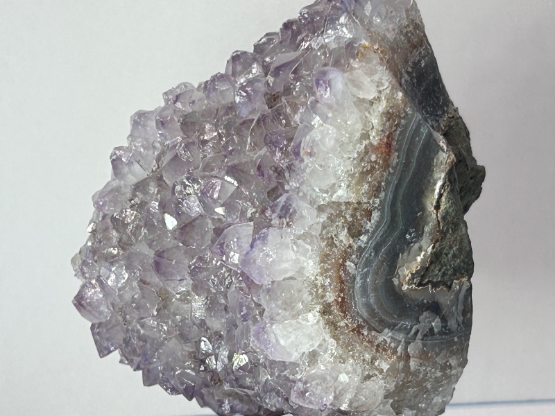 Photo 1 of 196027…small 4” amethyst crystal on stand -height includes stand