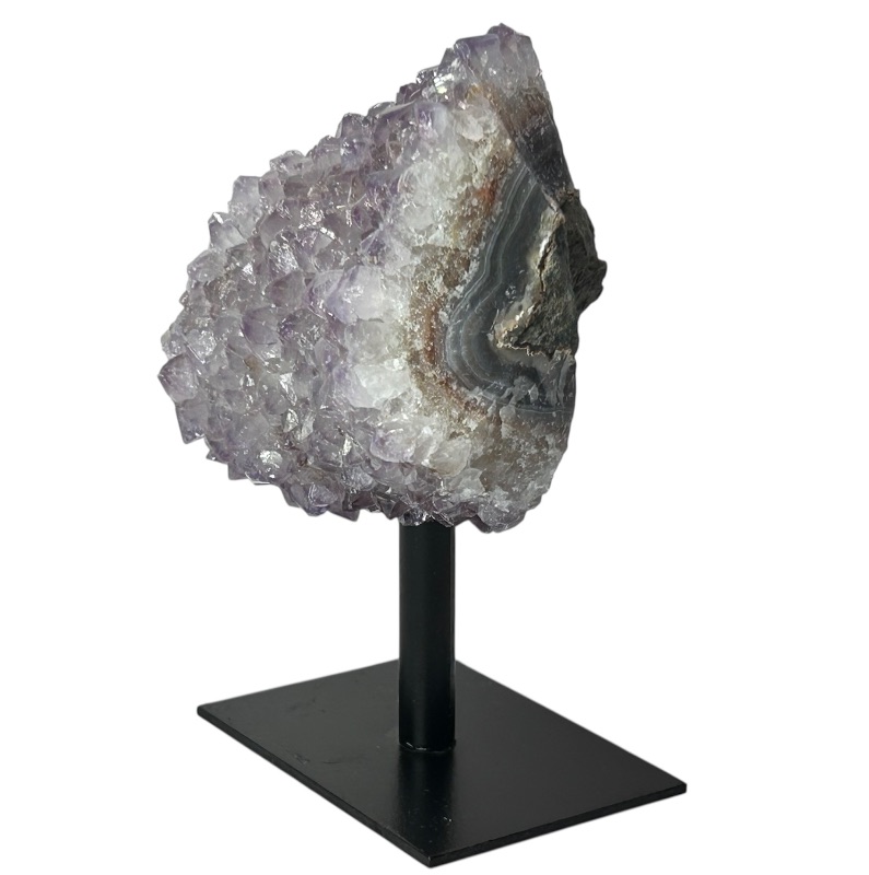 Photo 1 of 196027…small 4” amethyst crystal on stand -height includes stand