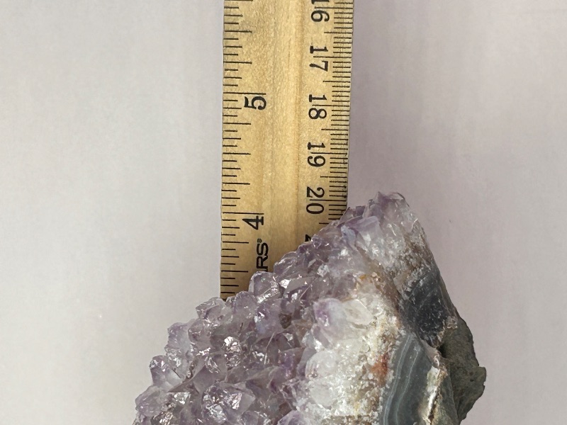 Photo 1 of 196027…small 4” amethyst crystal on stand -height includes stand