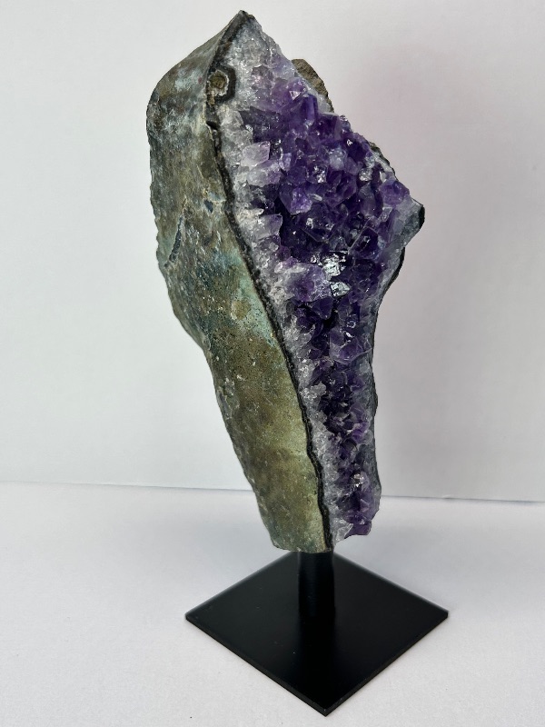 Photo 1 of 196029…6”  amethyst crystal on stand- height includes stand 