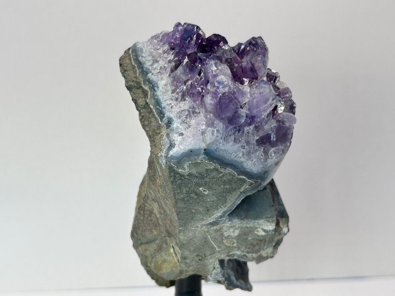 Photo 1 of 196030…small 5” amethyst crystal on stand- height includes stand