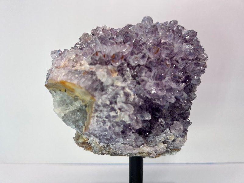 Photo 1 of 196031…5.5”  amethyst crystal on stand- height includes stand 
