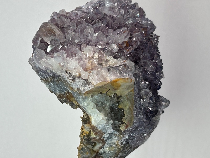 Photo 1 of 196031…5.5”  amethyst crystal on stand- height includes stand 