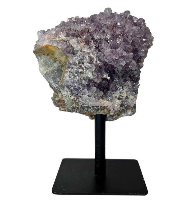 Photo 1 of 196031…5.5”  amethyst crystal on stand- height includes stand 