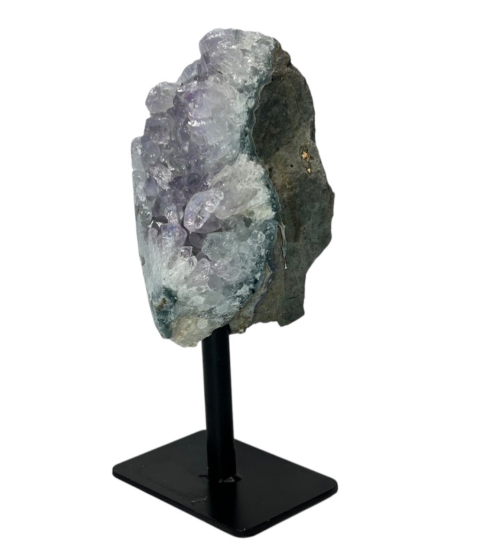 Photo 1 of 196032…  6” amethyst crystal on stand- height includes stand 