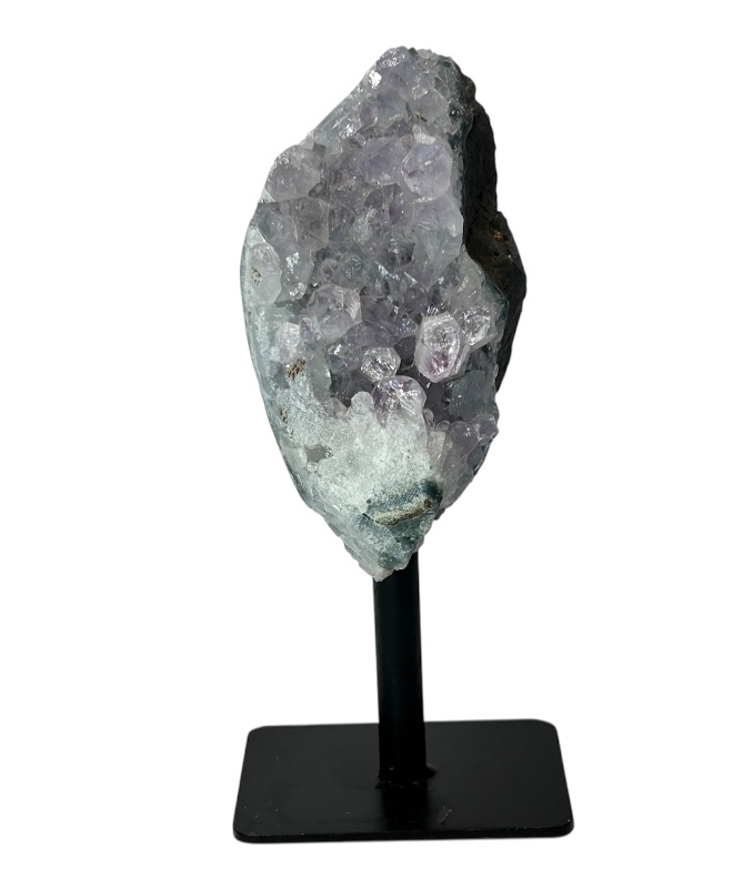 Photo 1 of 196032…  6” amethyst crystal on stand- height includes stand 