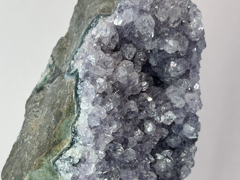 Photo 1 of 196034…6”  amethyst crystal on stand- height includes stand 