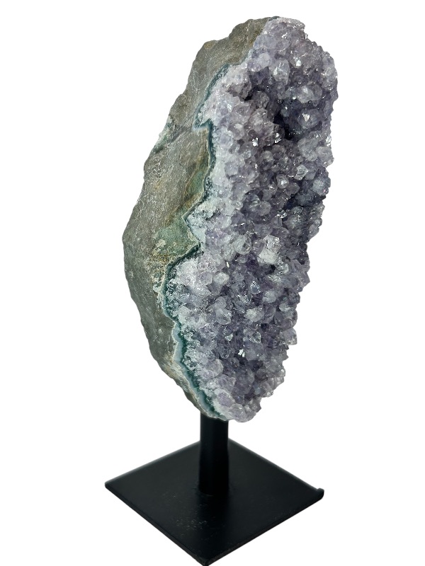 Photo 1 of 196034…6”  amethyst crystal on stand- height includes stand 