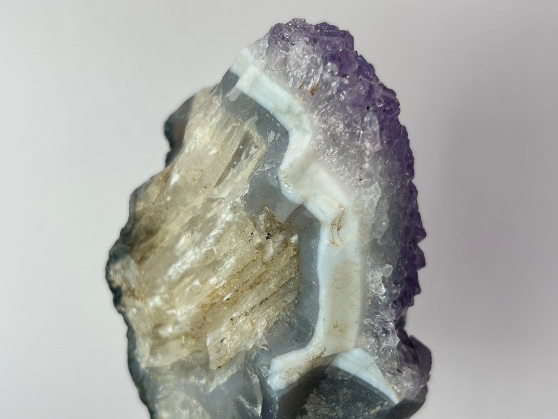 Photo 1 of 196036…small 5” amethyst crystal on stand- height includes stand