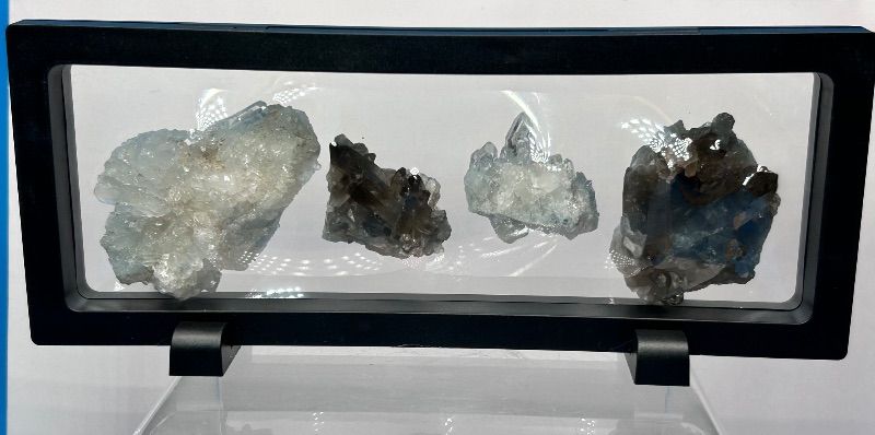 Photo 1 of 196057…crystal and smokey quartz in 9” display 