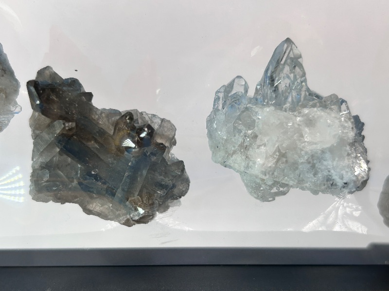 Photo 1 of 196057…crystal and smokey quartz in 9” display 