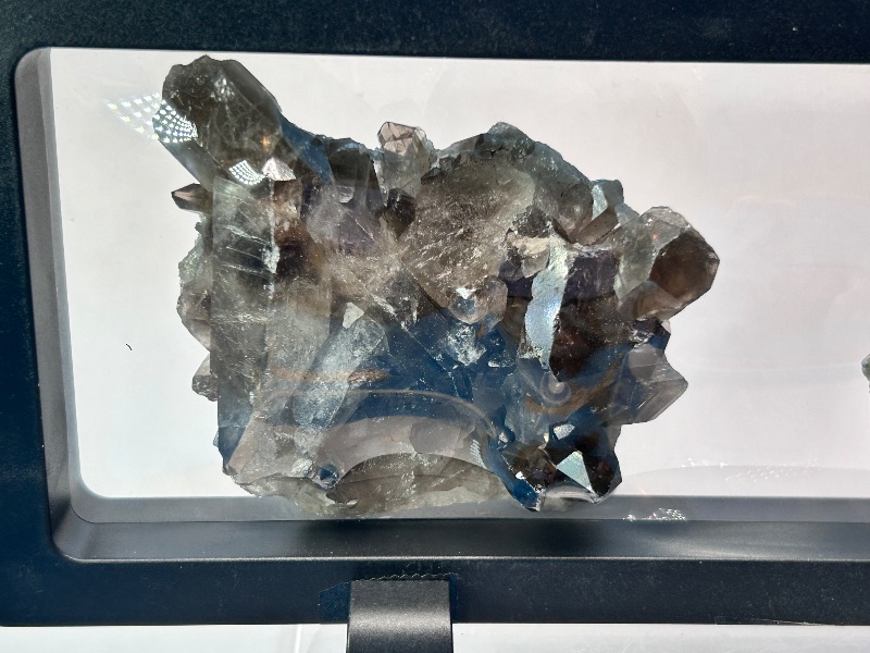 Photo 1 of 196080…amethyst and smokey quartz in 9” display 