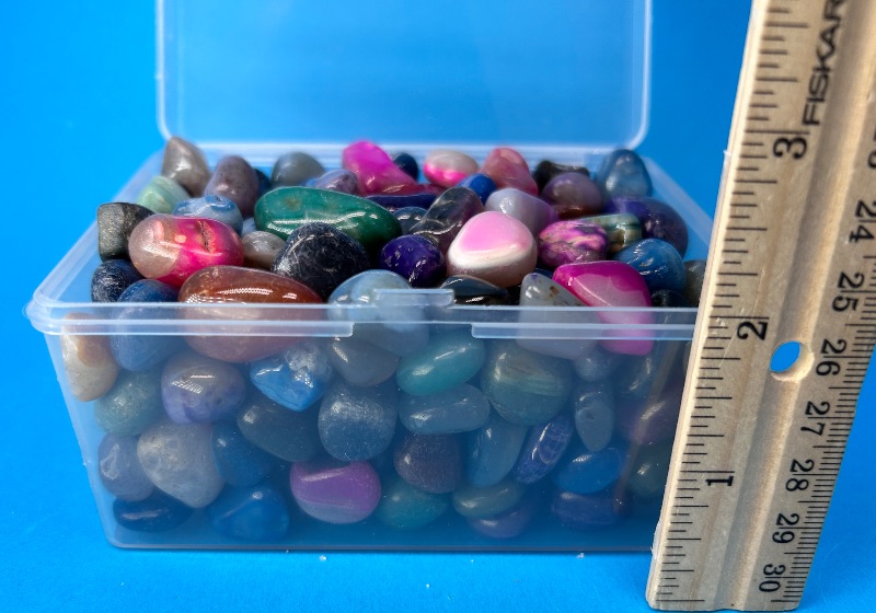 Photo 1 of 196084…container of polished pebbles