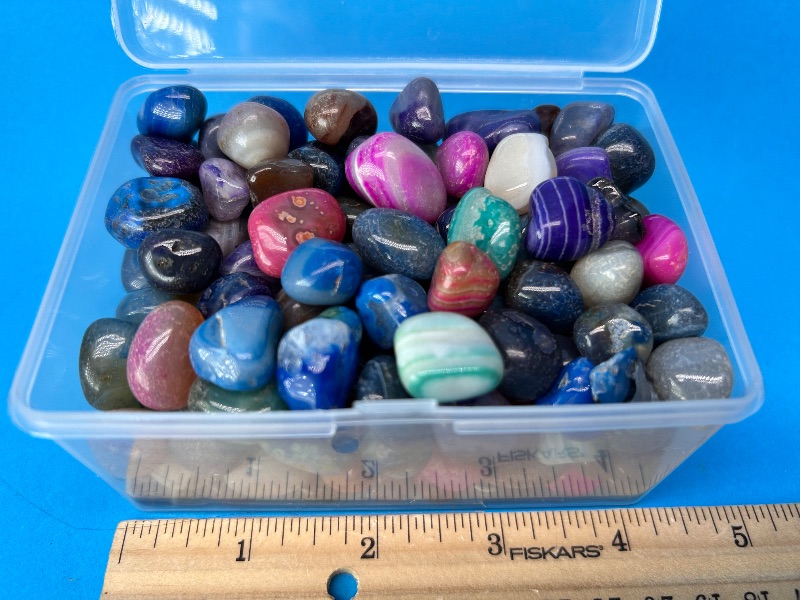 Photo 1 of 196085…container of polished pebbles 