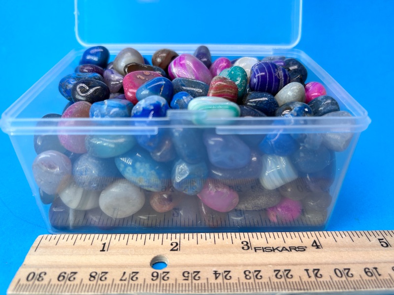 Photo 1 of 196085…container of polished pebbles 