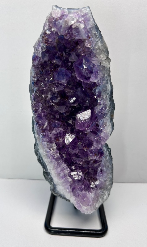 Photo 1 of 196092…large 8” amethyst crystal on stand- height includes display stand 