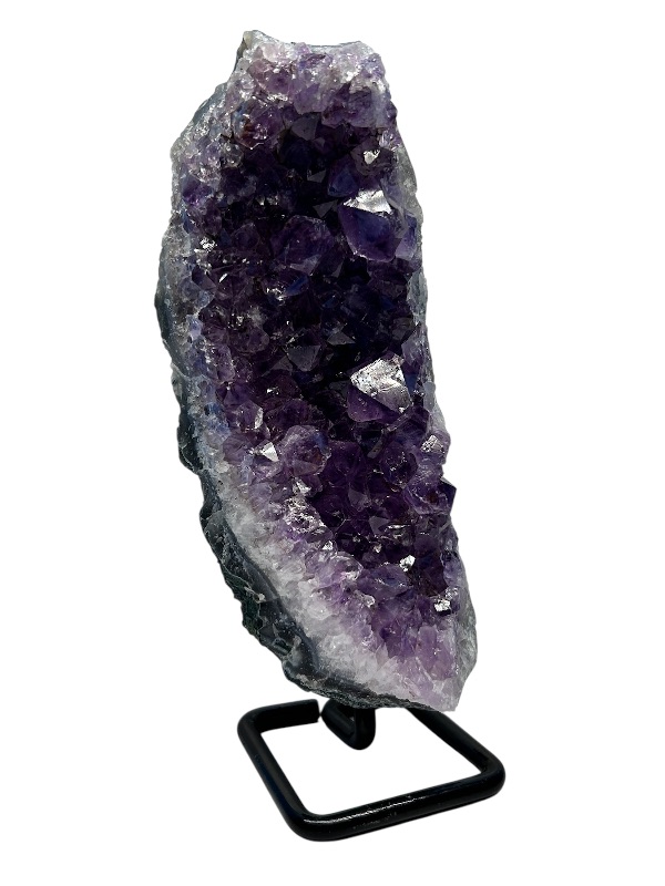 Photo 1 of 196092…large 8” amethyst crystal on stand- height includes display stand 