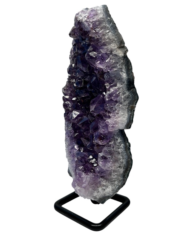 Photo 1 of 196092…large 8” amethyst crystal on stand- height includes display stand 