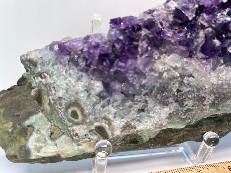 Photo 1 of 196093…large 9” amethyst crystal rock on stand