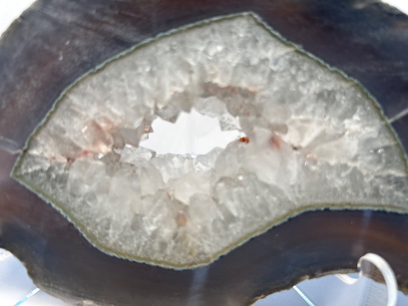 Photo 1 of 196110…7” agate on stand