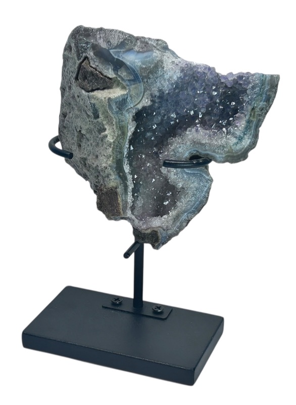 Photo 1 of 196127…crystal druzy rock on display stand