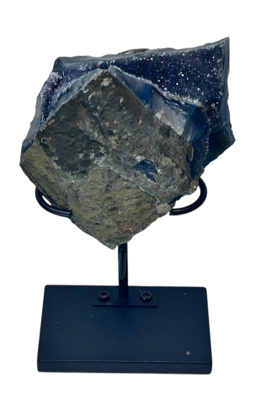 Photo 1 of 196128…crystal druzy rock on display stand 