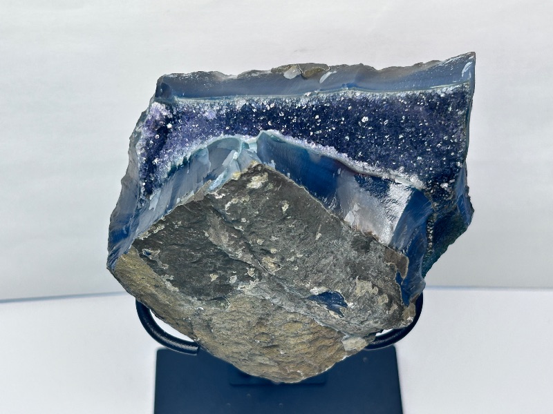 Photo 1 of 196128…crystal druzy rock on display stand 