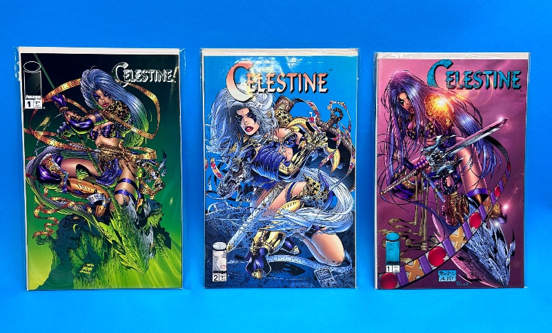 Photo 1 of 196136…3 Celestine  comics in plastic sleeves 