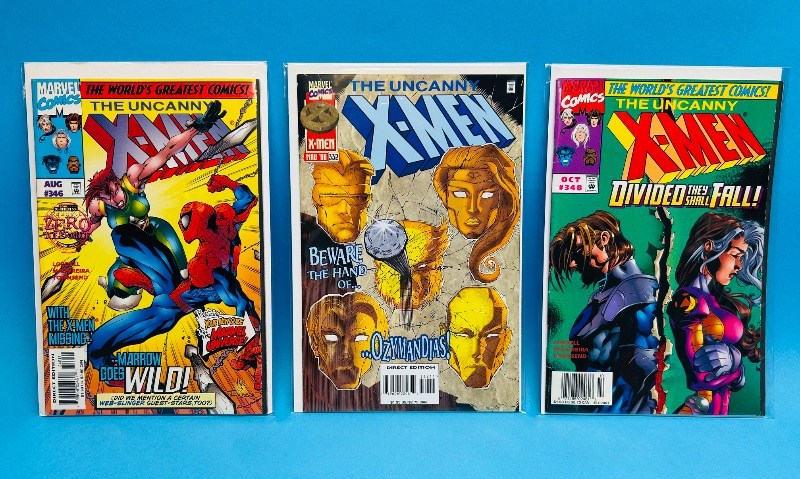 Photo 1 of 196158…3 X-men  comics in plastic sleeves 
