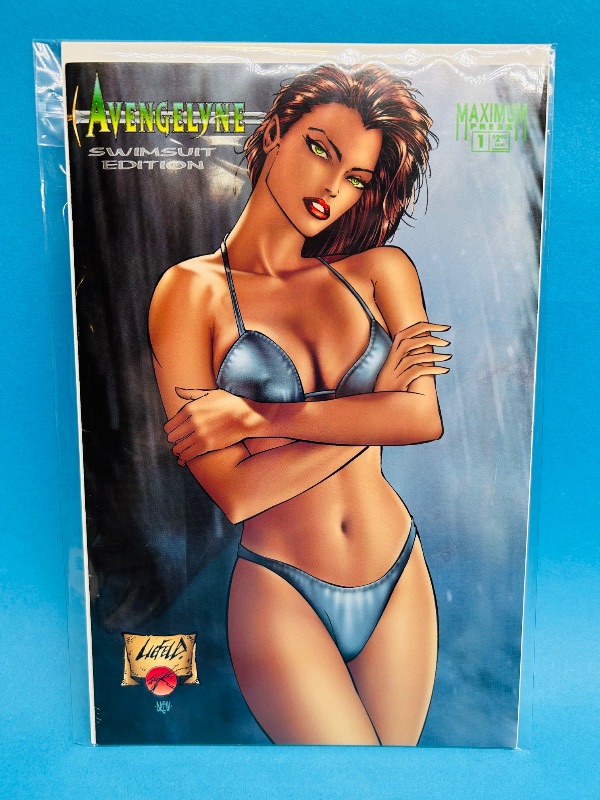 Photo 1 of 196169…swimsuit edition Avengelyne  comic in plastic sleeve
